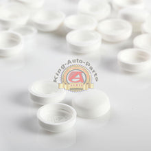 Load image into Gallery viewer, 100pcs White &quot;Smooth&quot; License Plate Frame  camouflage Screw Caps  Bolt Covers
