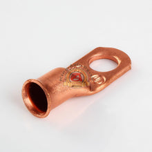 Load image into Gallery viewer, Copper Non-Insulated 4G Wire Gauge 5/16" Ring Terminals 10 pcs
