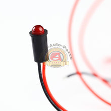 Load image into Gallery viewer, Super Bright red LED 3 volt mounting hole size 1/4” no resistor
