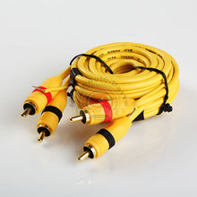 Load image into Gallery viewer, 6FT POWER HIGH PERFORMANCE DIRECTIONAL BALANCE Dual RCA Male to Male Audio Cable
