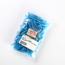 Load image into Gallery viewer, (100) 16-14 AWG BLUE HEAT SHRINK BUTT WIRE CONNECTOR AUTOMOTIVE-MARINE GRADE
