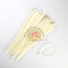 Load image into Gallery viewer, 100 PCS 15&quot; inch ZIP Ties Nylon 40 lbs Strap Cable Wire Tires - White
