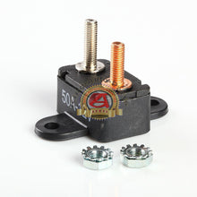 Load image into Gallery viewer, 50A 12V DC Type Auto Reset Circuit Breaker w/ Bracket
