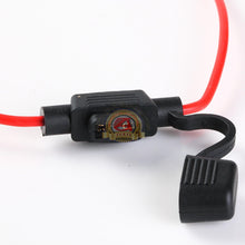 Load image into Gallery viewer, LFM ATC FUSE HOLDER 16 G RED WIRE AND BLACK FUSE HOLDER 5PCS
