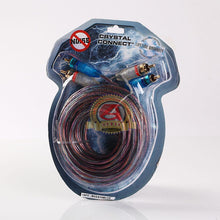 Load image into Gallery viewer, 16ft Gold Plated 16&#39; RCA Blue Wire No Noise Video  2 Male To Male Stereo Cable
