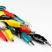 Load image into Gallery viewer, 10 Pcs Both Ends Crocodile Alligator Clip Electronic Cable Test Lead Jumper Wire
