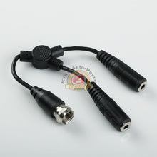 Load image into Gallery viewer, DUAL 3.5mm  Mono Diversity Female Jack to  Coaxial Male Cable Audio Adapter 1pcs
