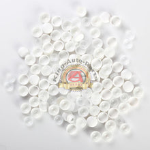 Load image into Gallery viewer, 100pcs White &quot;Smooth&quot; License Plate Frame  camouflage Screw Caps  Bolt Covers
