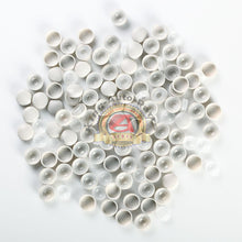 Load image into Gallery viewer, 100pcs  Gray &quot;Smooth&quot; License Plate Frame  camouflage Screw Caps  Bolt Covers
