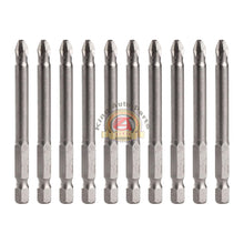Load image into Gallery viewer, #2 Phillips Insert Bits Head Screw Tips 3&quot; 10pcs Free Shipping

