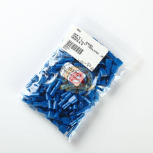 Load image into Gallery viewer, 100 Blue 16-14 AWG Female Fully Insulated Quick Disconnector
