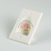 Load image into Gallery viewer, Single Gang Bulk Cable Wall Plate White SLOT INSIDE WALL 1 pcs Free Shipping
