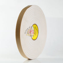 Load image into Gallery viewer, 3M White 1" x 36 Yards Double Sided Tape 1/16" 3MDWH Free Shipping
