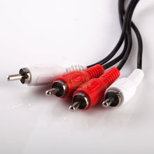 Load image into Gallery viewer, 12FT RCA Audio Cable 2 RCA Male to 2 RCA Male M/M Stereo Audio Patch Cord Cable

