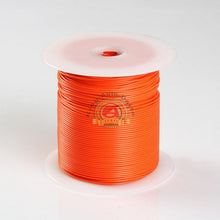 Load image into Gallery viewer, 500FT HIGH PERFORMANCE PRIMARY WIRE 22 GAUGE AWG ORANGE MADE IN USA WITH SPOOL
