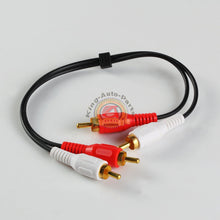 Load image into Gallery viewer, 1ft RCA1 Noise Cancellation 2 Male to Male Audio Coax Video Cable Gold-Plated
