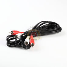 Load image into Gallery viewer, 25FT RCA Audio Cable 2 RCA Male to 2 RCA Male M/M Stereo Audio Patch Cord Cable
