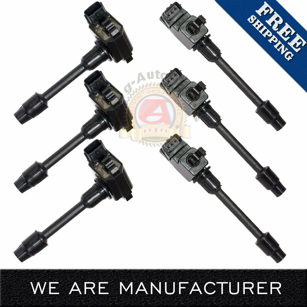 set of 6 new Ignition Coils for 1995-1999 NISSAN 3.0L V6 Maxima i30 2244831U16