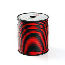 Load image into Gallery viewer, 20 Gauge 500&#39; Audiopipe Red Black Stereo Speaker Cable Zip Cord Copper Clad Wire

